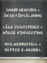 Bra webbhotell = b�ttre e-handel